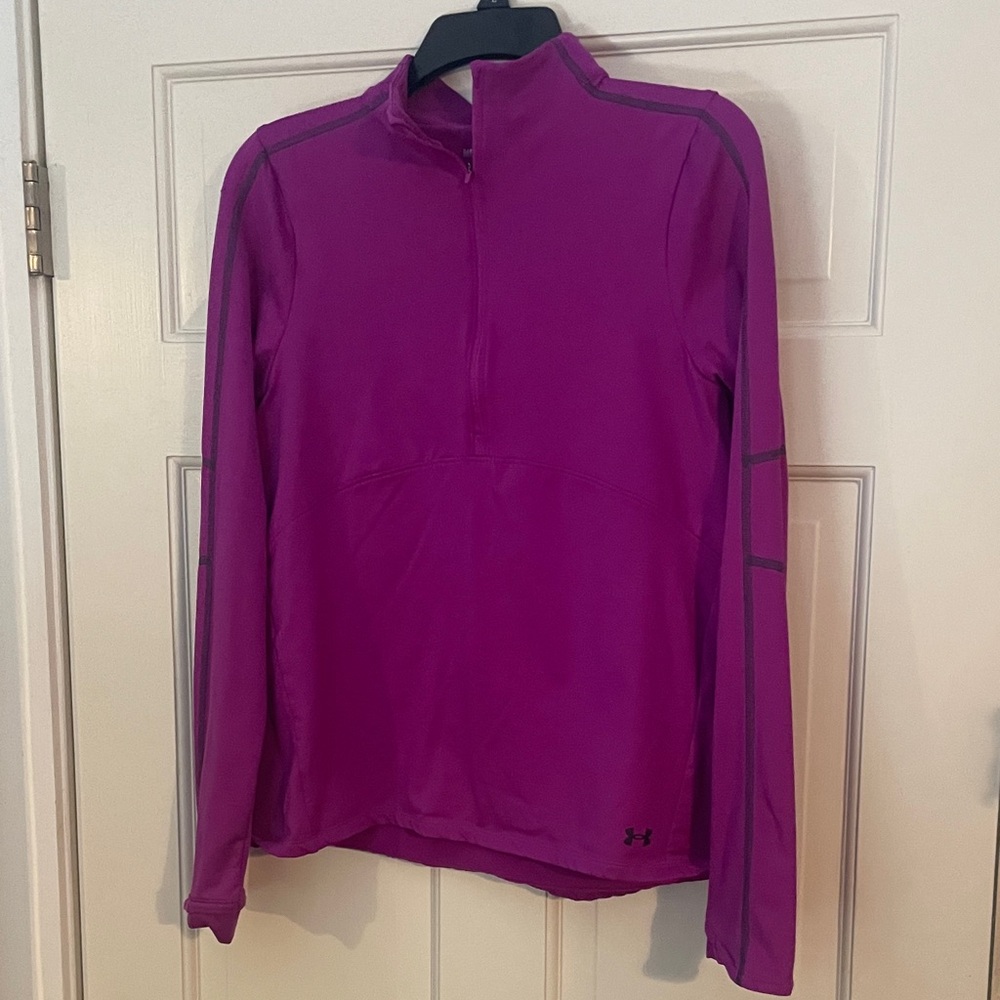 Under Armour Magenta Half-Zip Pullover